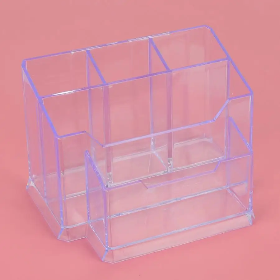 Популярный офисный прозрачный многофункциональный держатель для ручек с