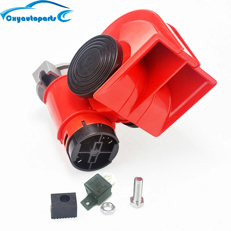 Автомобильный двухцветный компактный воздушный рожок 12 В 24 250 дБ|Многотональн. и