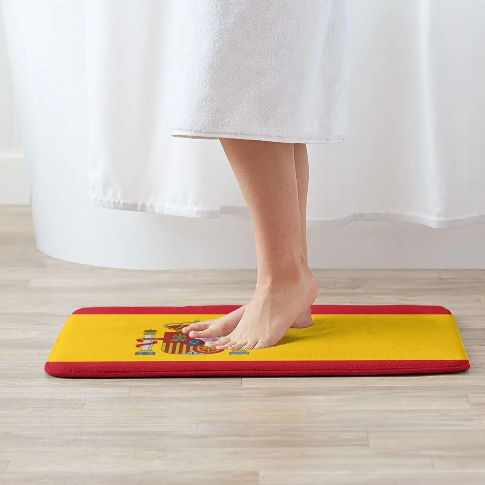 Мягкий Нескользящий Коврик в Испании Испанский флаг Мадрид Аликанте Valencia | Дом и