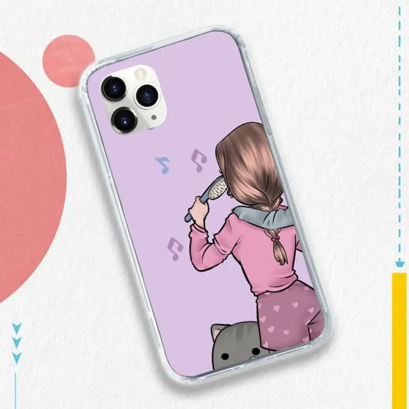 

Girls Bff Best Friends Forever Phone Case for iPhone 11 12 pro XS MAX 8 7 6 6S Plus X 5S SE 2020 XR