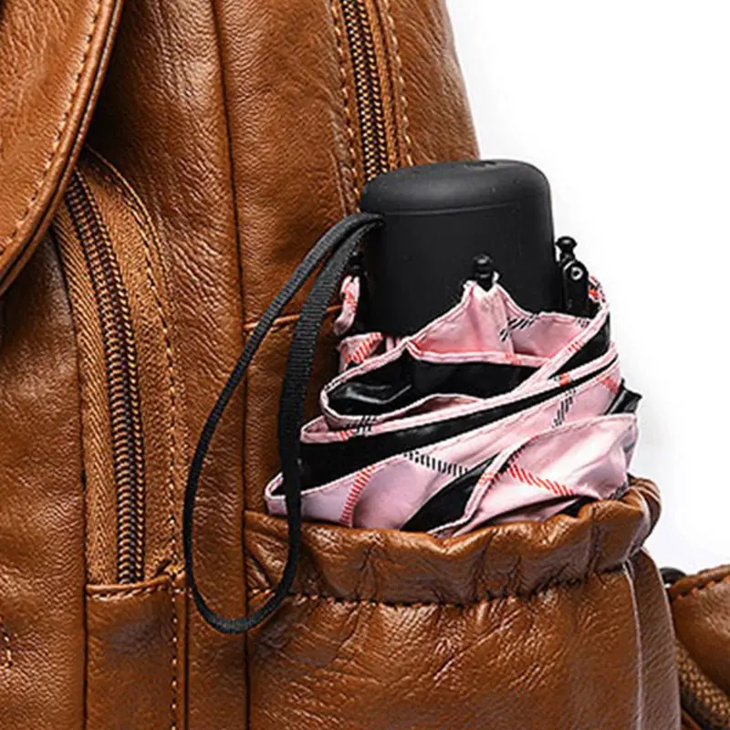 

THINKTHENDO 2019 Women Girl Leather Tassel Backpack Shoulder School Bookbag Travel Bookbags Rucksack Bags Black/Brown