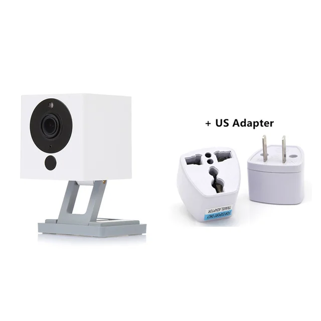 Add US Adapter Смарт-Камера MI Mijia Xiaofang CCTV с цифровым зумом, IP, 110 градусов, 8X1080 P, Wi-Fi, беспроводное управление, камера ночного видения для приложения Mihome - Color: Add US Adapter