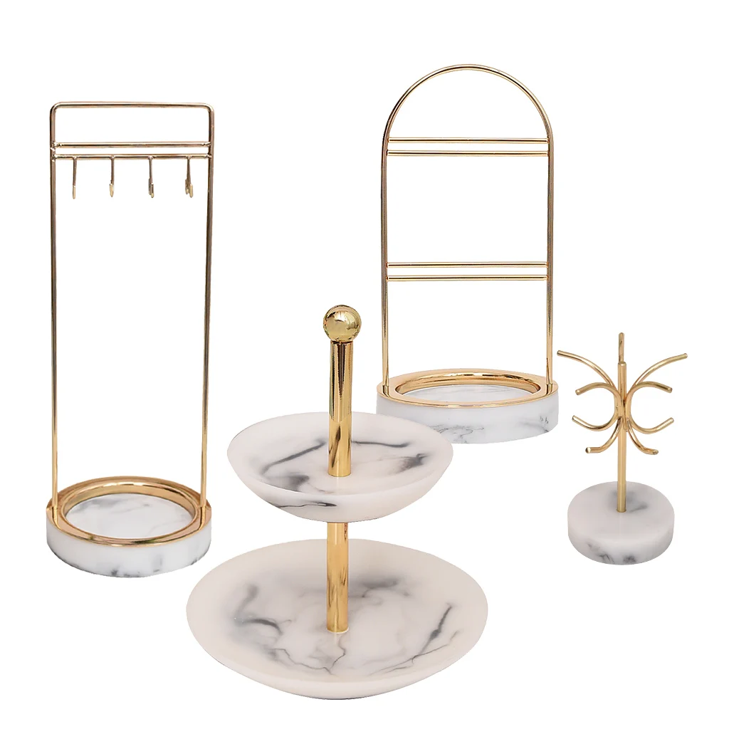 Подставка органайзер для ювелирных украшений подставка под золото с текстурой