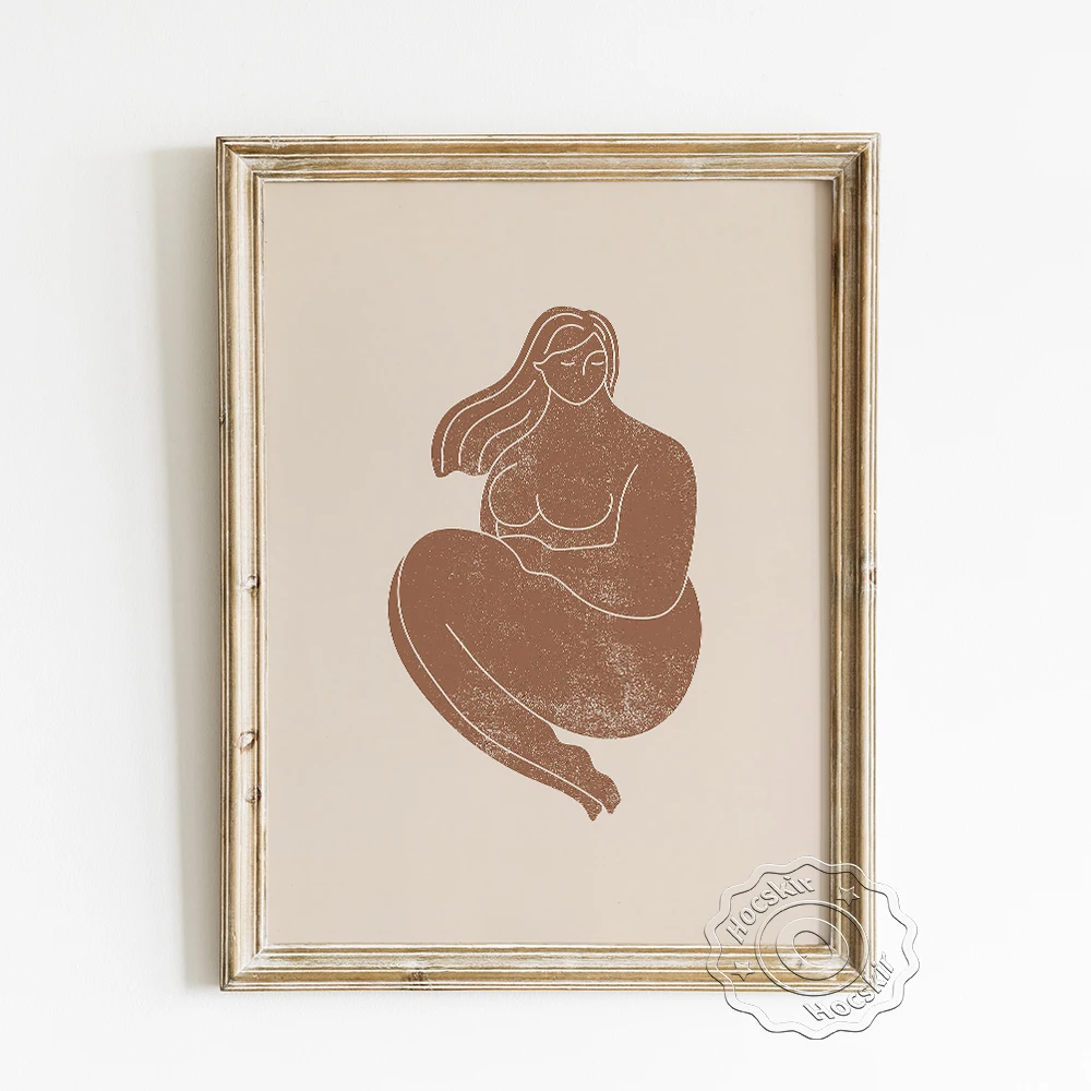 Художественный плакат с художественной печатью для девушек наклейки на стену