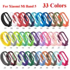 200 ПК ремешок для Xiaomi Mi Band 6 5 силиконовый браслет на запястье, съемные ТПУ браслеты силиконовый ремешок для Mi Band6 Mi 5 браслет