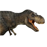 135 scale rebor tyrannosaurus rex killer queen plain dinosaur model toy classic toys for boys brown color movable jaw