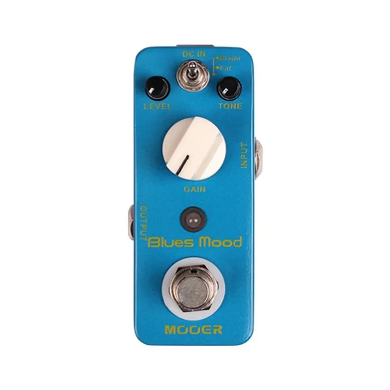 

MOOER Blue Mood Overdrive Guitar Pedal Blues Style Guitar Effect Pedal 2 Modes Bright Fat True Bypass Full Metal Shell Parts