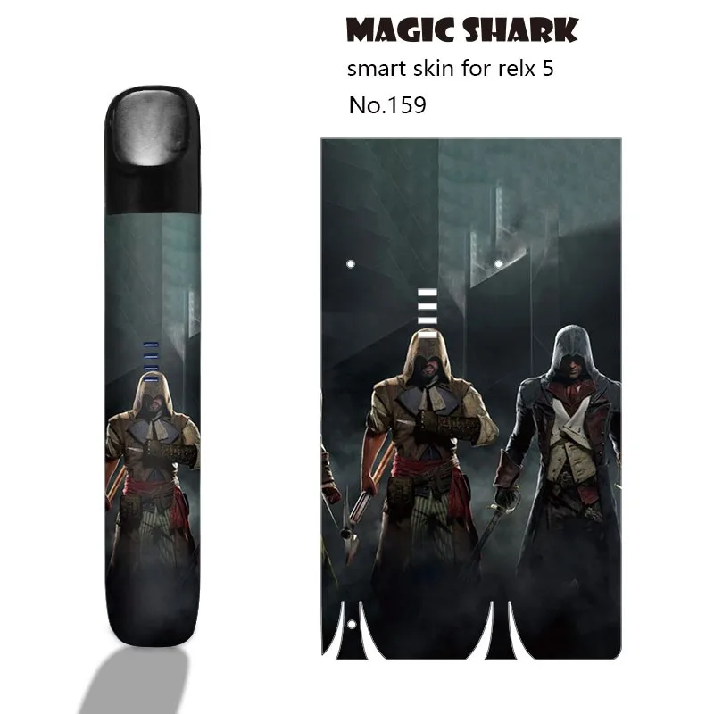 Стильный чехол наклейка 2.5D Stereo Rabbit Seiya Robbot из ПВХ для Relx Essential 5 5th не