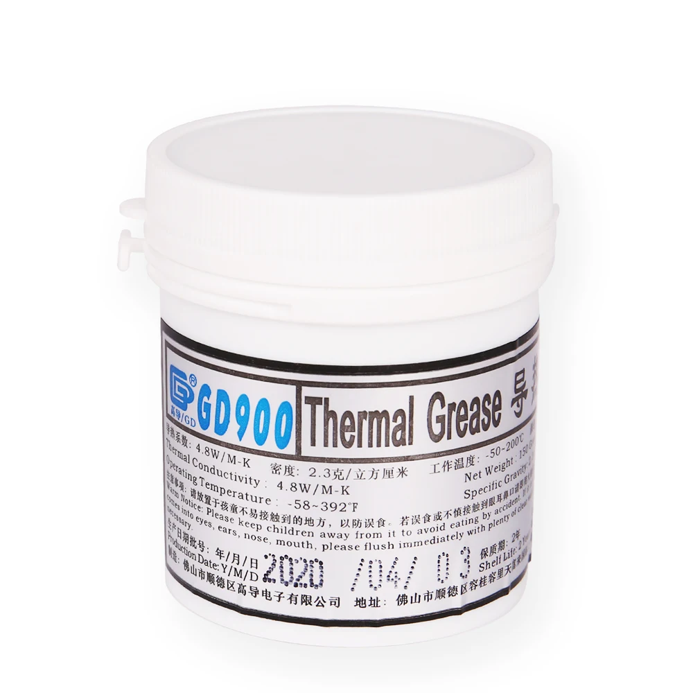 Теплопроводящая смазка GD900 силиконовая паста высокоэффективный теплоотводящий