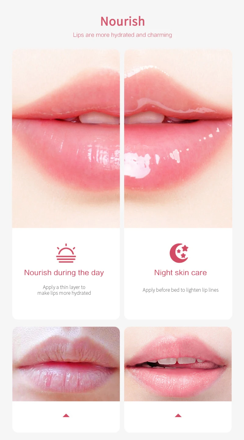 

1Pcs Moisturizing Lip Mask Lightening Lip Lines Nourishing Hydrating Natural Long Lasting Lip Care Lip Mask TSLM1