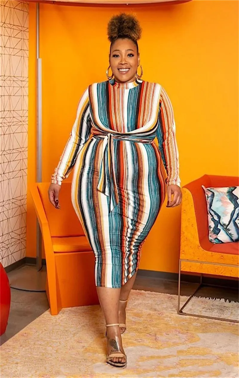 Горячее предложение новый дизайн Полосатое Платье с принтом женское платье