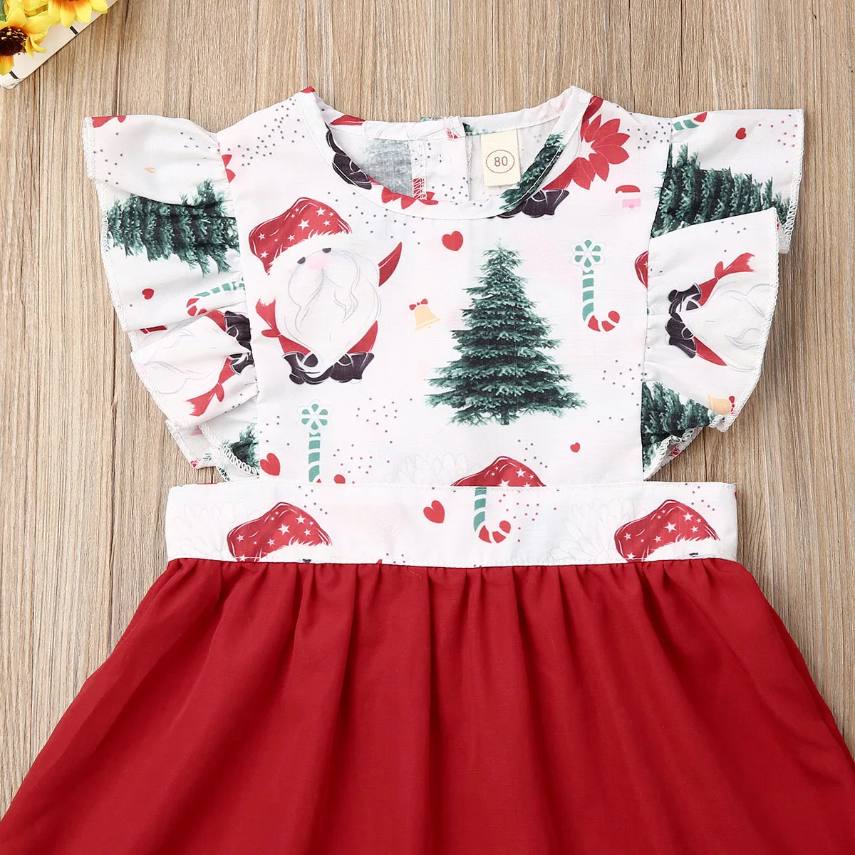 Коллекция 2019 года милая Одежда для маленьких девочек на Рождество Одинаковая