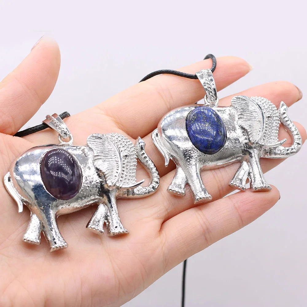 

1Pcs Fashion Animal Shape Pendant Necklace High Quality Natural Shell Alloy Pendant Necklace for Men Women Charms Jewelry Gift
