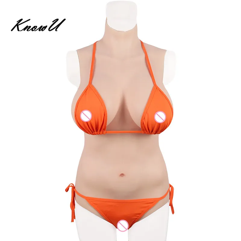 Силиконовый полноразмерный костюм KnowU E эластичный хлопковый пенетражный Zentai