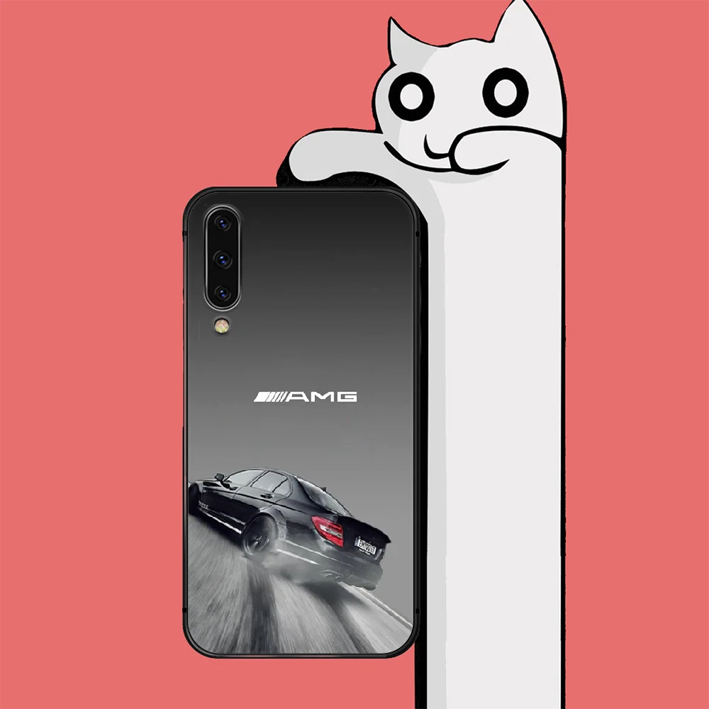 

Supercar AMG Car Phone Case Cover For Samsung Galaxy A 10 20 40 50 51 70 71 20E 21S 30 30SS Black Bumper Coque Cell Trend