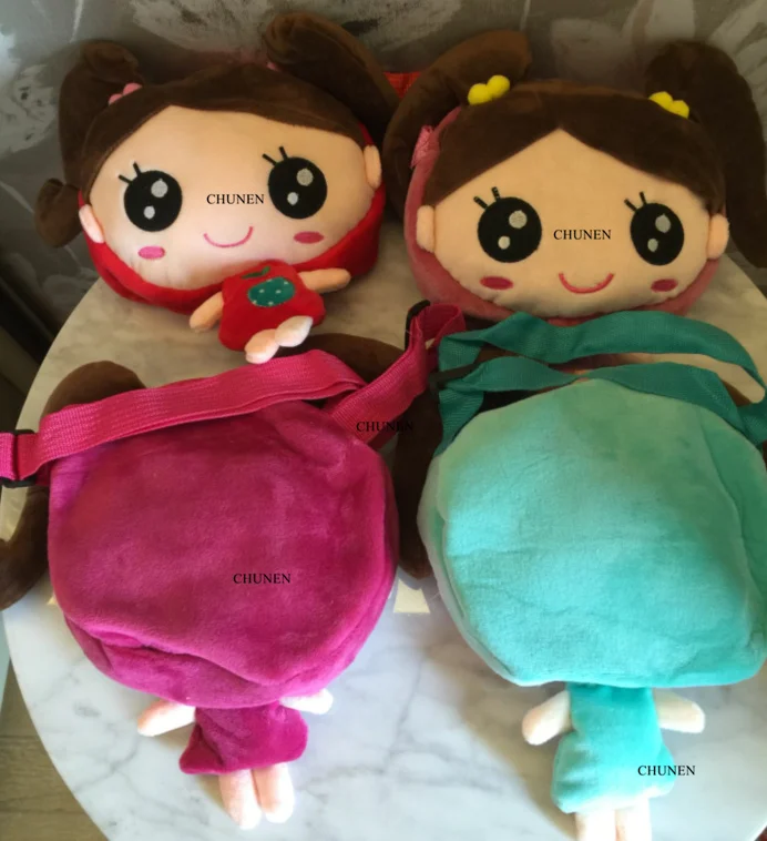 1 Детский плюшевый рюкзак для девочек детская Наплечная Сумка рюкзак|Плюшевые