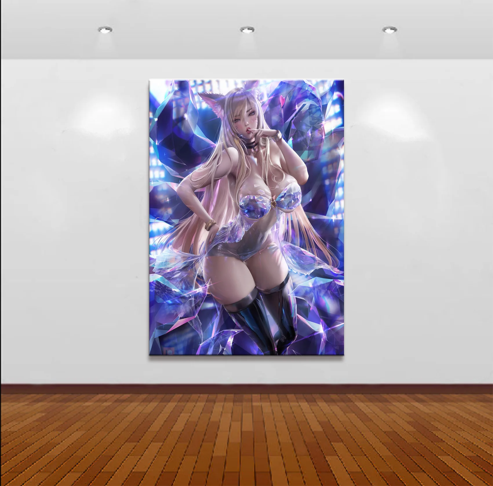 Холст искусство печать сексуальная девушка плакат настенная живопись Лига