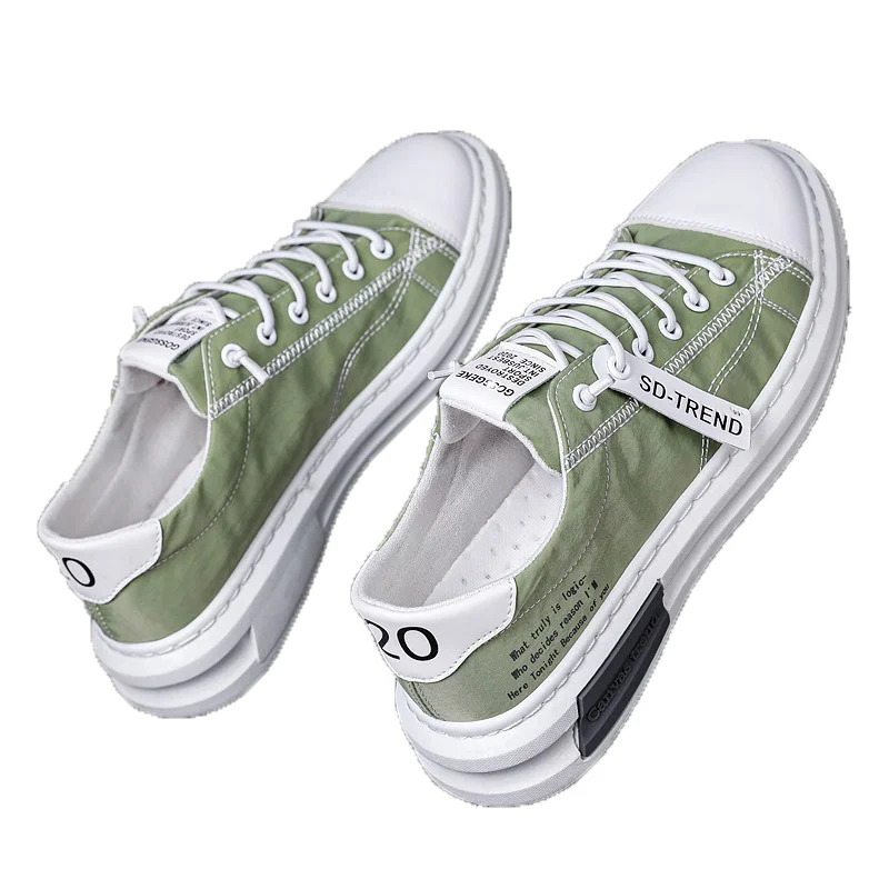 

Summer New Ice Silk Cloth Man Shoes Breathable Men Canvas Shoes Fashion Casual Men Canvas Shoes Fashion Sneakers 2021 Comemore
