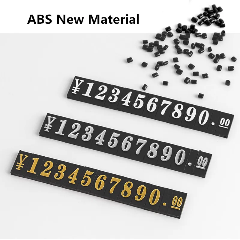 5 Pieces Plastic Watch Jewelries Cubes Price Display Tags Adjustable Number Digits Stand Frame Label Shop | Канцтовары для офиса и