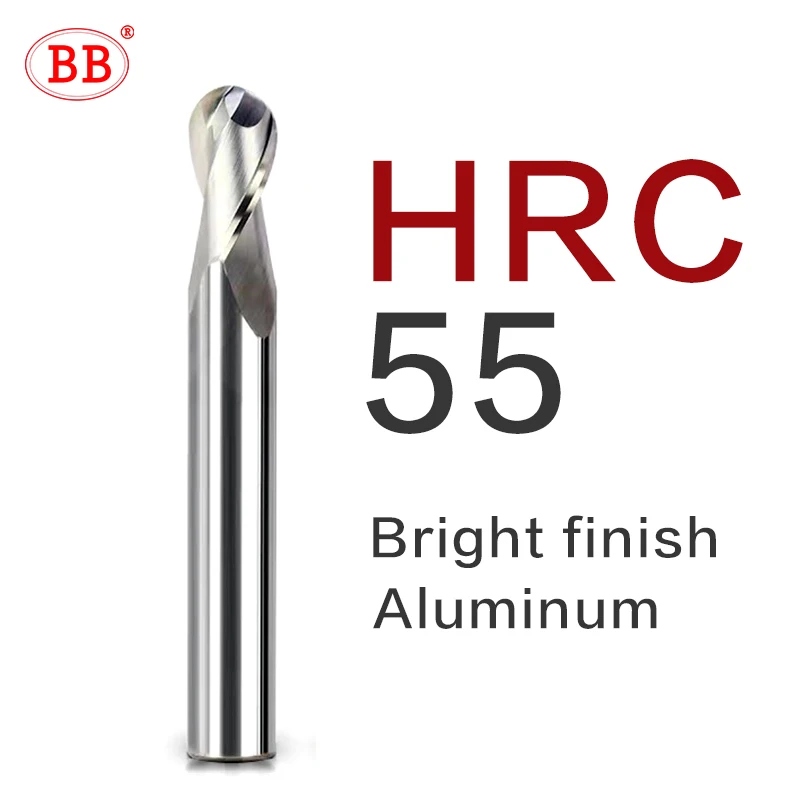 Aluminum BB Вольфрам высокой твердости твердосплавные режущие инструменты прецизионные Концевые Фрезы с ЧПУ фрезерные инструменты фреза фрезер чпу - Длина режущей кромки: Aluminum
