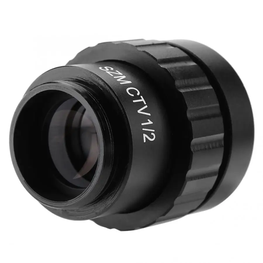 0.5X Auxiliary Objective Lens 1/2 CTV Adapter for Video Digital Camera Trinocular Stereo Microscope new | Инструменты