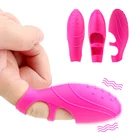 Вибратор на палец, Стимулятор клитора, точки G, эротический массаж влагалища интимные товары для взрослых для женщин, лесбиянок