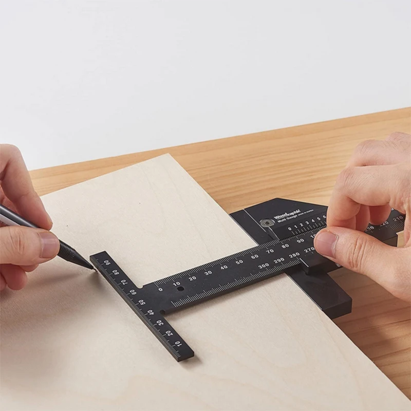 Многофункциональный дюймовый мм деревообрабатывающий краскомер T-Square Scribing