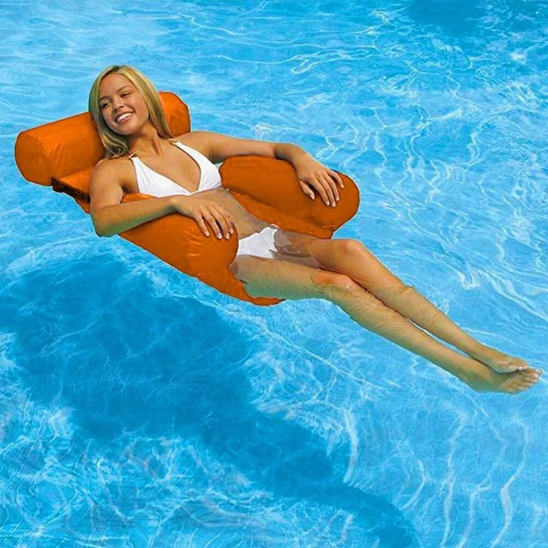 

Inflatable Foldable Floating Row Swimming Pool Party Water Hammock Chair for Adults Mattress Water Hammock Sport