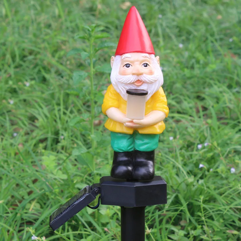 Точечный светильник на солнечной батарее с Санта-Клаусом светодиодный личный