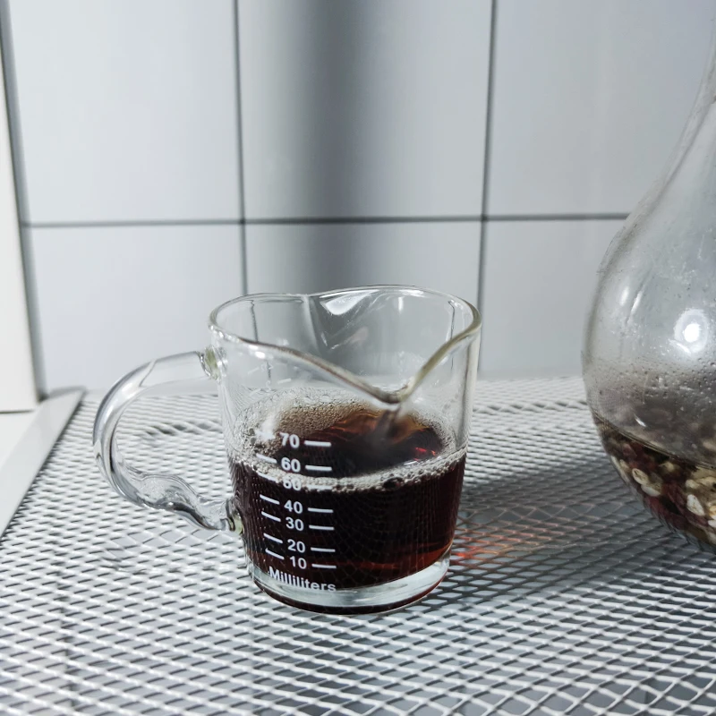 3oz/70 мл с двойными стенками эспрессо измерительный Стекло Кубок кружки выстрел