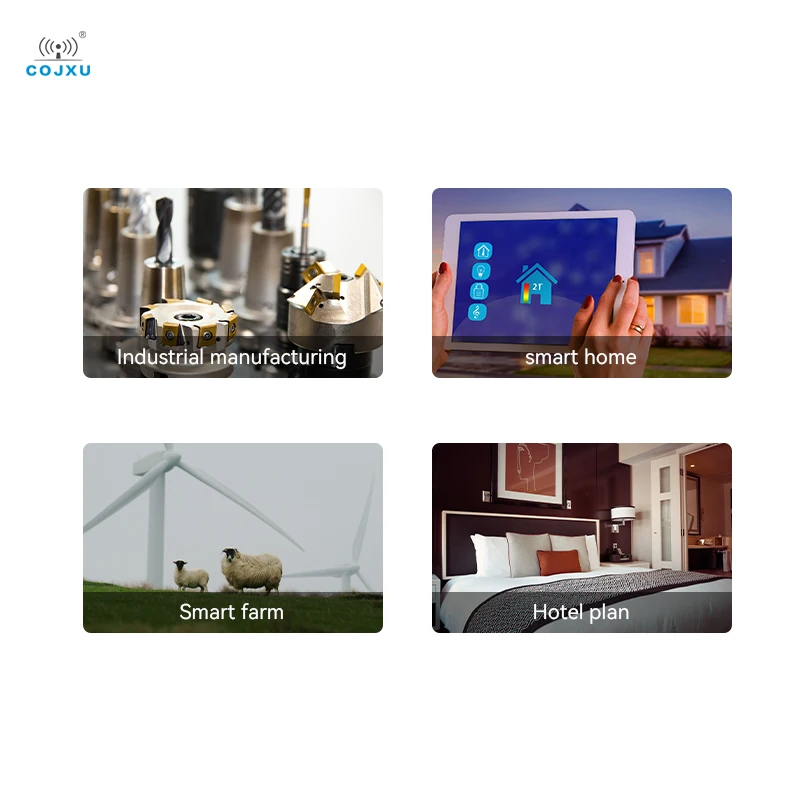 COJXU NRF24L01P Full Duplex RF LoRa Module UART 2.4GHz 27dBm 5km E34-2G4D27D Wireless Transceiver Receiver SMA-K Antenna DIP