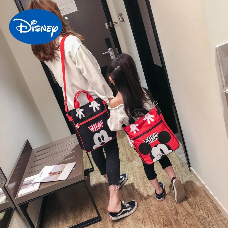 Disney 2021 children one-shoulder messenger bag cute cartoon printing boys and girls bag elementary school handbag tutoring bag