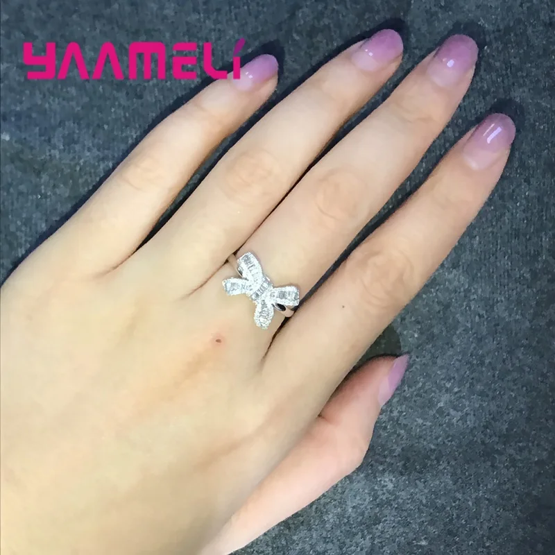 

Luxury Designer Wedding Engagement Butterfly Rings For Women 925 Sterling Silver CZ Cubic Zircon Fashion Jewelry Wholesale
