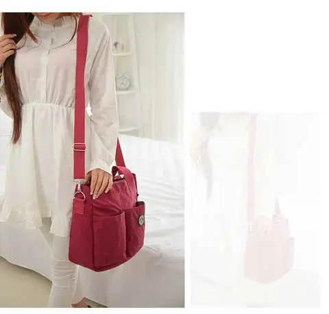 

arrive fashion casual waterproof nylon shoulder messenger bag #6371