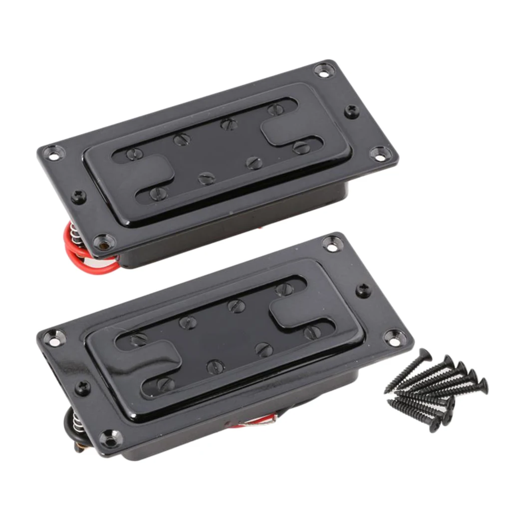 4 струны бас гитара Пикап электрический Humbucker с винтами комплект | Спорт и