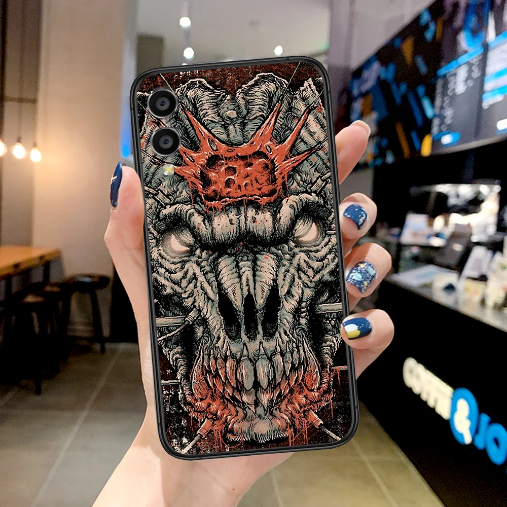 

DOOM Game Phone Case For Huawei Honor 6A 7A 7C 8 8A 8X 9 9X 10 10i 20 Lite Pro Play black Hoesjes Soft Waterproof 3D Bumper