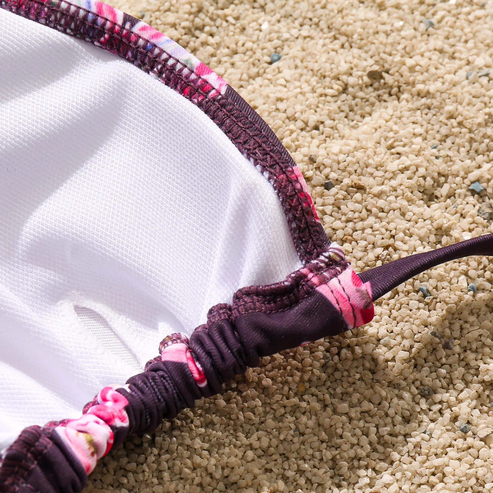 

Push Up Bikinis Swimsuits 2021 Swimwear Women Cross Bandage Biquini Ring Bathing Suit Women Butterfly Print Swim Suit Bathers