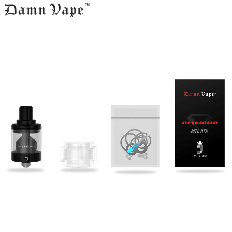 Оригинальный чертов Vape Diamond MTL RTA vape tank 2/3.5 мл 510 атомайзер для электронных
