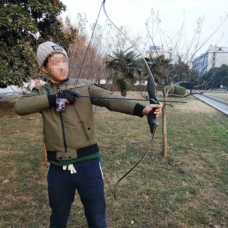 60 дюймов изогнутый бант правая рука черный цвет подарок стрелка 30 фунтов 35 40 45 50 55