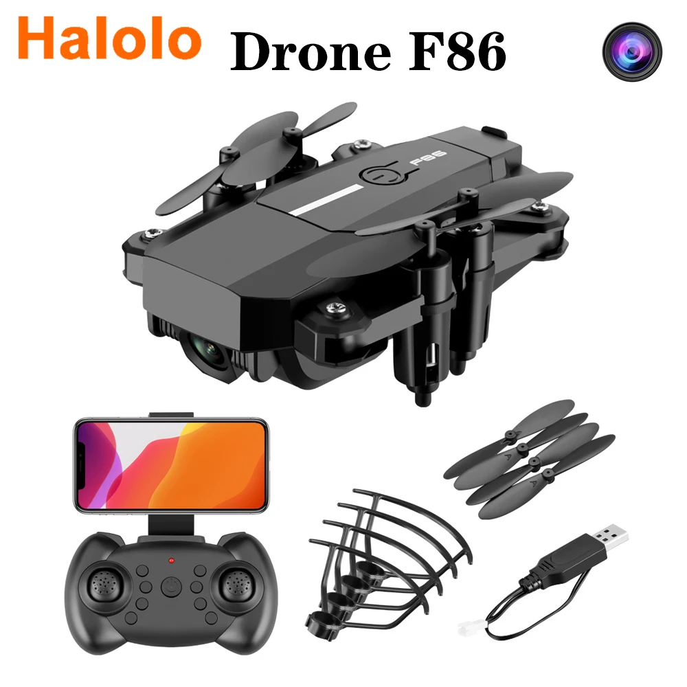 Мини Дрон Halolo FPV HD 1080P 420p с камерой s F86 Wifi складные Дроны режим удержания высоты