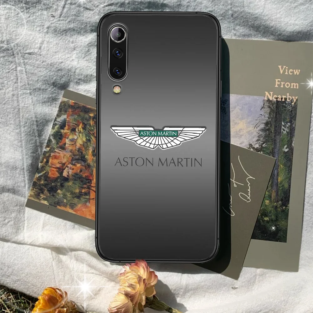 

Aston-martin car logo Phone case For Xiaomi Mi note 10 A3 9 MAX 3 A2 8 9 Lite Pro ultra black Cover Trend Hoesjes Silicone Back