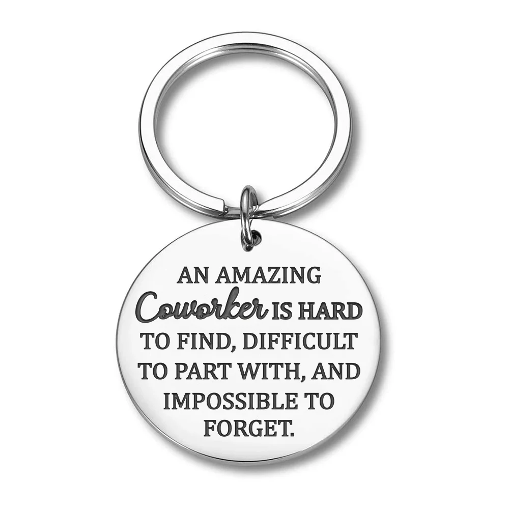 Coworker Key Ring Leaving Gift for Men Women Keychain-Going Away Gifts New Job Chain Thank You Employees Boss Colleagues | Украшения и