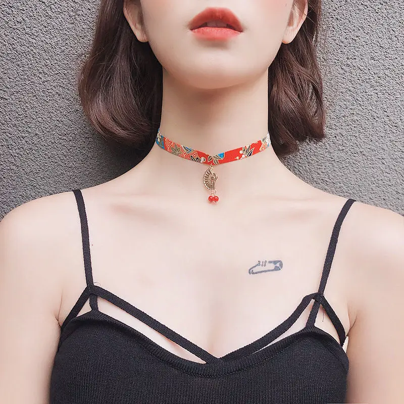 1 шт. Женское Ожерелье чокер в японском классическом стиле длиной 30 см|Колье| |