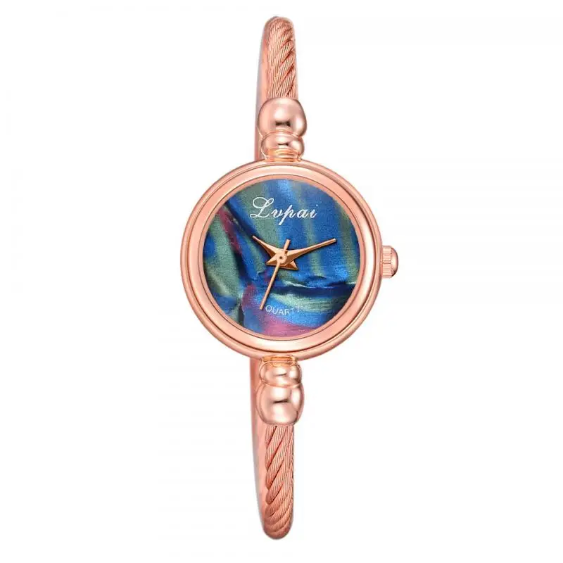 2019 новые модные повседневные часы с радугой Женские Кварцевые аналоговые