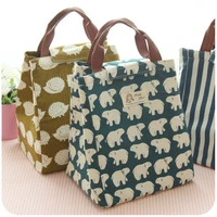 lunch box bag fashion female insulated thermal food picnic lunch bags for women kids men cooler tote bag case for school work