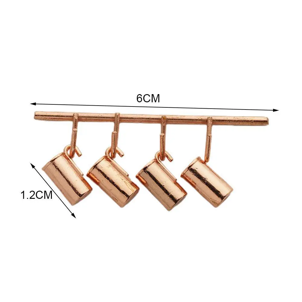 

5pcs 1:12 Dollhouse Miniature Mini Copper Vintage Metal Kettle Dolls House Accessories Mini Decorative Kitchen