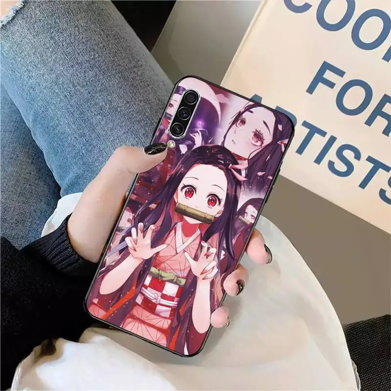 

Demon Slayer Anime Kimetsu No Yaiba Phone Case For Samsung A40 A31 A50 A51 A71 A20S S8 S9 Plus note 20 ultra