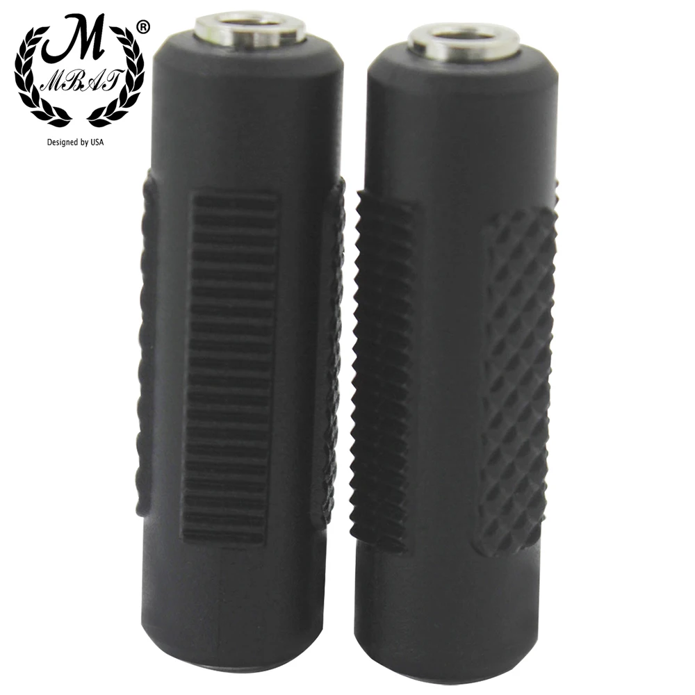 

M MBAT 3.5mm Jack to 3.5mm Jack Connector Headphone Amplifier Audio Adapter Microphone MIC/Audio Connector 3.5mm-3.5mm Converter