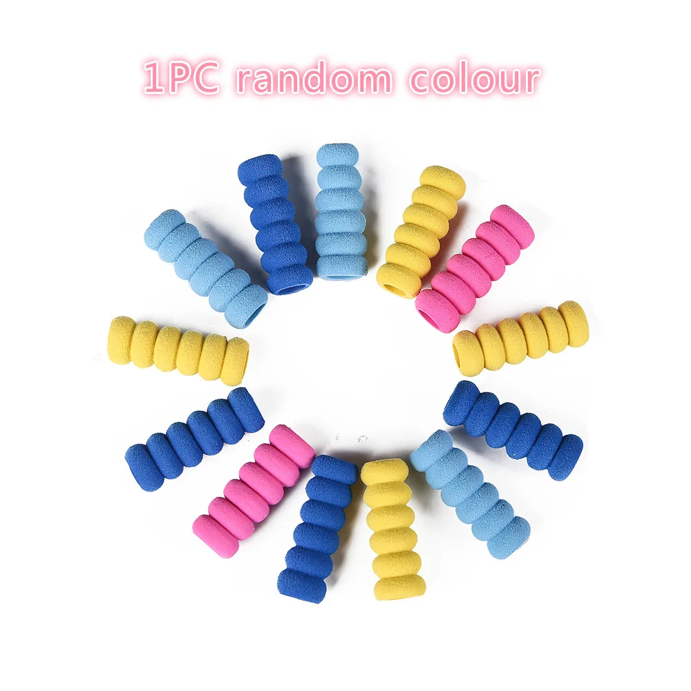 1PC random colour 1/5/10 Diamond аксессуары для рисования Алмазная вышивка ручка анти-скольжения рукав крышка инструменты губка горный хрусталь мозаика шариковая ручка крышки - Цвет: 1PC random colour