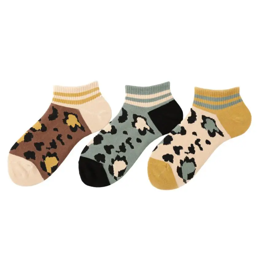 

Женская обувь с принтом носки до лодыжки В Полоску Манжеты с узором точками для девочек сердца PrintSpring летние шорты носки коричневого цвета с...